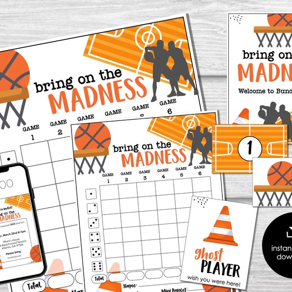 Printables Basketball Score Sheets - Etsy