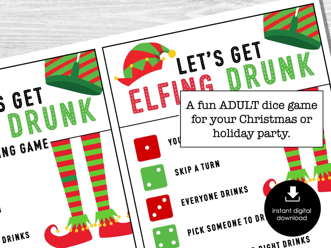 Christmas Party Drinking Game Holiday Game For Adults Drunk Dice Game christmas-party-drinking-game-holiday-game-for-adults-drunk-dice-game