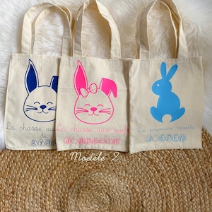 Personalized Easter bag / children&#39;s tote bag / Easter egg collection / Easter bag.