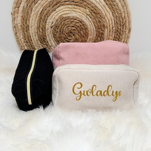 Trousse de Maquillage Personnalisée, pochette maquillage personnalisée, cadeau saint valentin, cadeau pour elle, cadeau de noël personnalisé