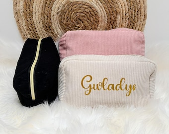 Trousse de Maquillage Personnalisée, pochette maquillage personnalisée, cadeau saint valentin, cadeau pour elle, cadeau de noël personnalisé