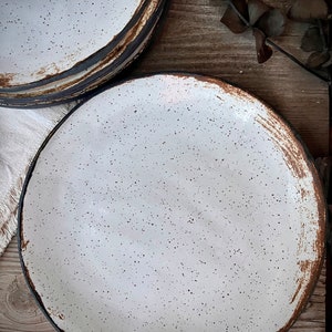 11 Ceramic Plate, Handmade Plate, Rustic Plate, Housewarming Plates, Handmade Ceramic Plate, Housewarming Gift, Handmade Pottery Plates afbeelding 3