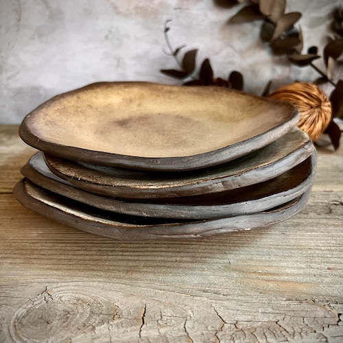 Ceramic Plate Handmade Plate Rustic Plate Housewarming Etsy