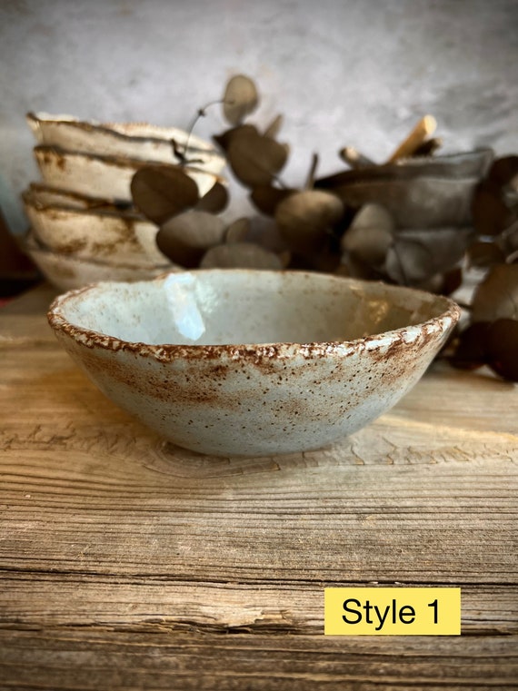 Ceramic Bowls, Handmade Bowls, Rustic Bowls, Minimalist Stoneware, Handmade Ceramic Bowls, Ceramic Soup Bowl, Irregular Shape Ceramic Bowls