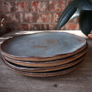 Ceramic Plate, Handmade Plate, Rustic Plate, Housewarming Plates, Handmade Ceramic Plate, Housewarming Gift, Handmade Pottery Plates immagine 7
