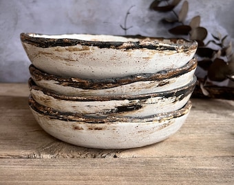 Ceramic Bowl, White Bowls, Rustic Bowls, Pasta Bowl, Ceramic Pasta Bowl, Handmade Ceramic Bowl, Rustic Bowl, Pottery Bowl, Housewarming Gift