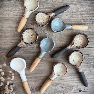 Tiny Ceramic Spoon 