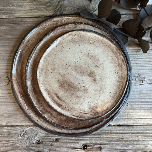 Ceramic Plate Handmade Plate Rustic Plate Housewarming Etsy