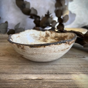 Ceramic Bowls, Handmade Bowls, Rustic Bowls, Minimalist Stoneware, Handmade Ceramic Bowls, Ceramic Soup Bowl, Irregular Shape Ceramic Bowls