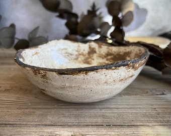 Ceramic Bowls, Handmade Bowls, Rustic Bowls, Minimalist Stoneware, Handmade Ceramic Bowls, Ceramic Soup Bowl, Irregular Shape Ceramic Bowls