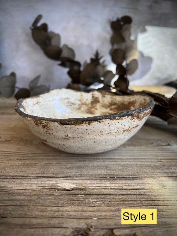 Ceramic Bowls, Handmade Bowls, Rustic Bowls, Minimalist Stoneware, Handmade Ceramic Bowls, Ceramic Soup Bowl, Irregular Shape Ceramic Bowls