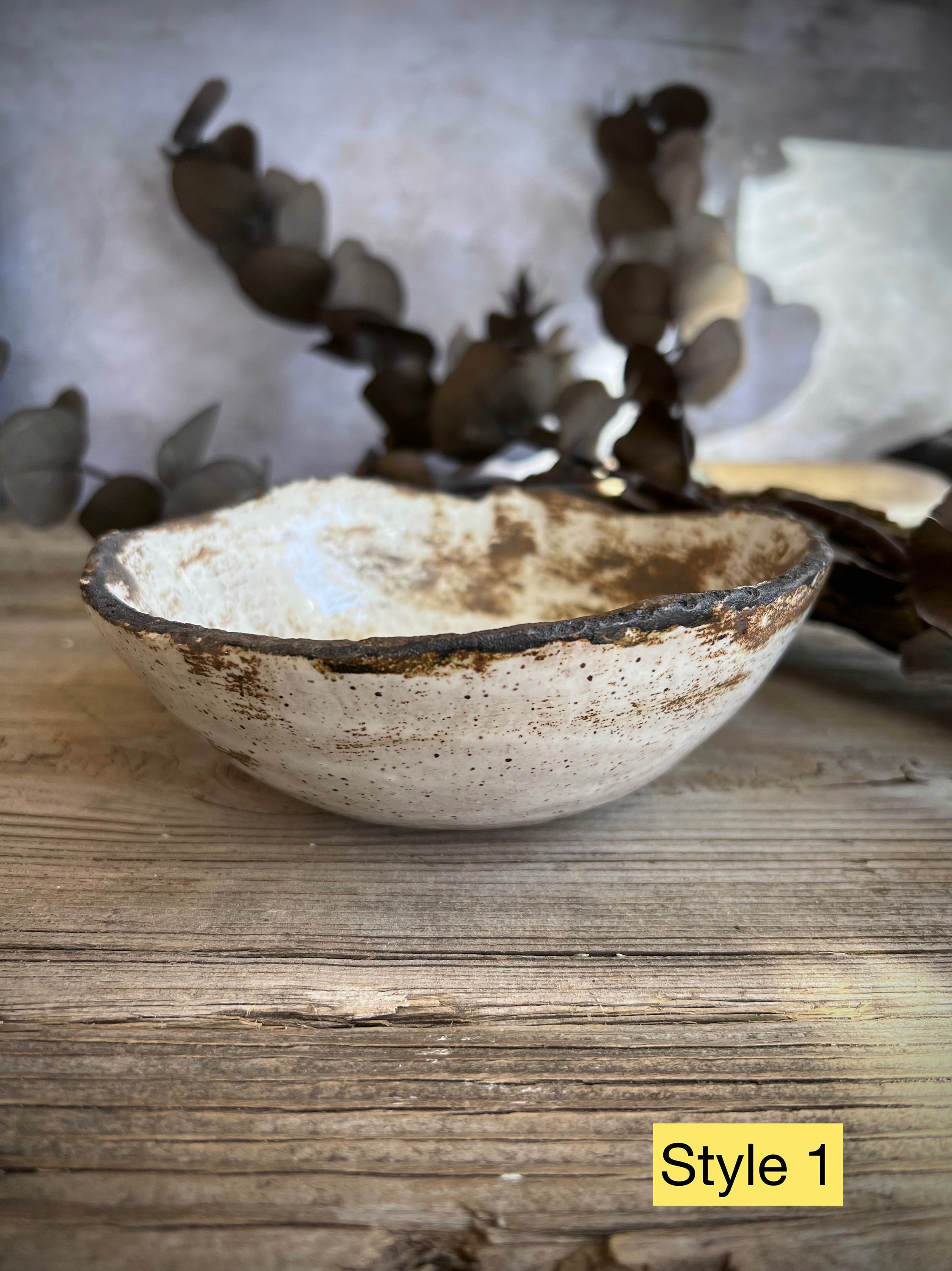 Ceramic Bowls, Handmade Bowls, Rustic Bowls, Minimalist Stoneware, Handmade Ceramic Bowls, Ceramic Soup Bowl, Irregular Shape Ceramic Bowls