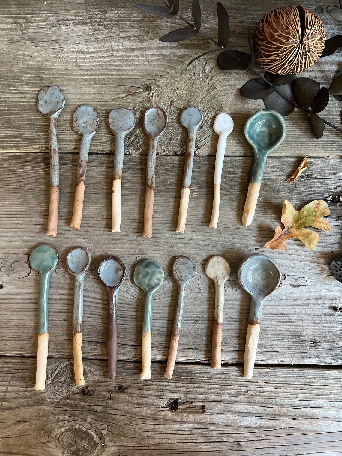 Ceramic Spoons Stirring Spoons Handmade Ceramic Spoons Etsy