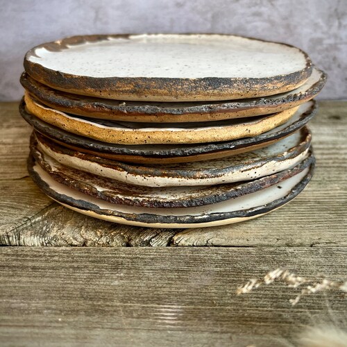 Ceramic Plate Handmade Plate Rustic Plate Housewarming Etsy