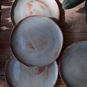 Ceramic Plate, Handmade Plate, Rustic Plate, Housewarming Plates, Handmade Ceramic Plate, Housewarming Gift, Handmade Pottery Plates immagine 8