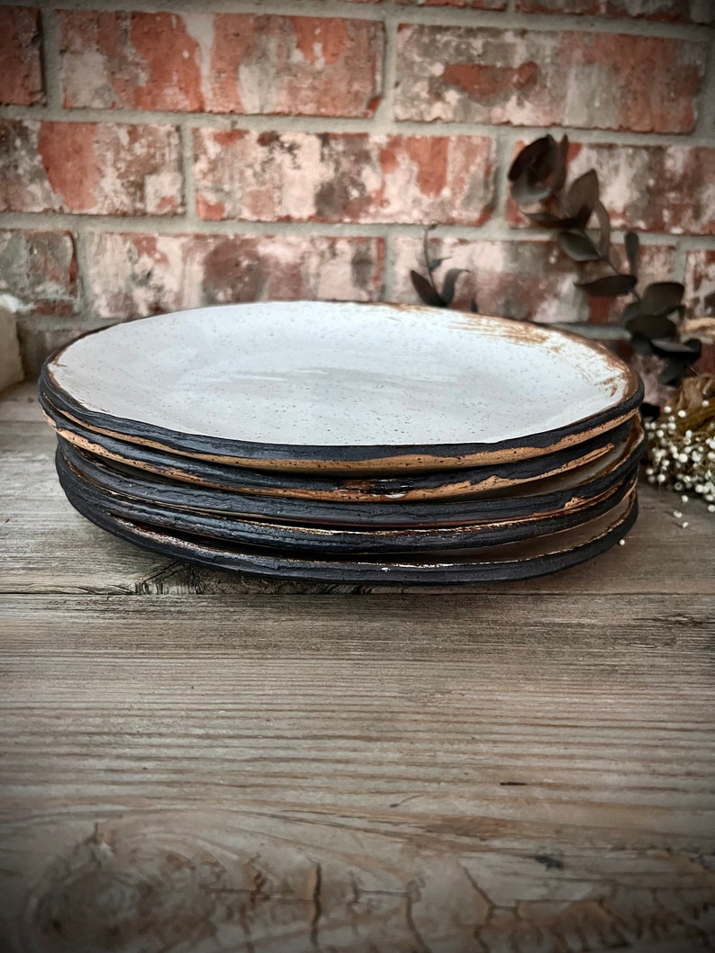 11 Ceramic Plate, Handmade Plate, Rustic Plate, Housewarming Plates, Handmade Ceramic Plate, Housewarming Gift, Handmade Pottery Plates afbeelding 8