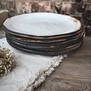 11” Ceramic Plate, Handmade Plate, Rustic Plate, Housewarming Plates, Handmade Ceramic Plate, Housewarming Gift, Handmade Pottery Plates