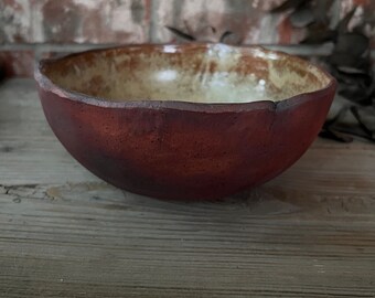 Ceramic Bowl, Handmade Bowl, Rustic Bowl, Farmhouse Stoneware, Handmade Ceramic Bowl, Ceramic Serving Bowl, Irregular Bowl, Mothers Day Gift