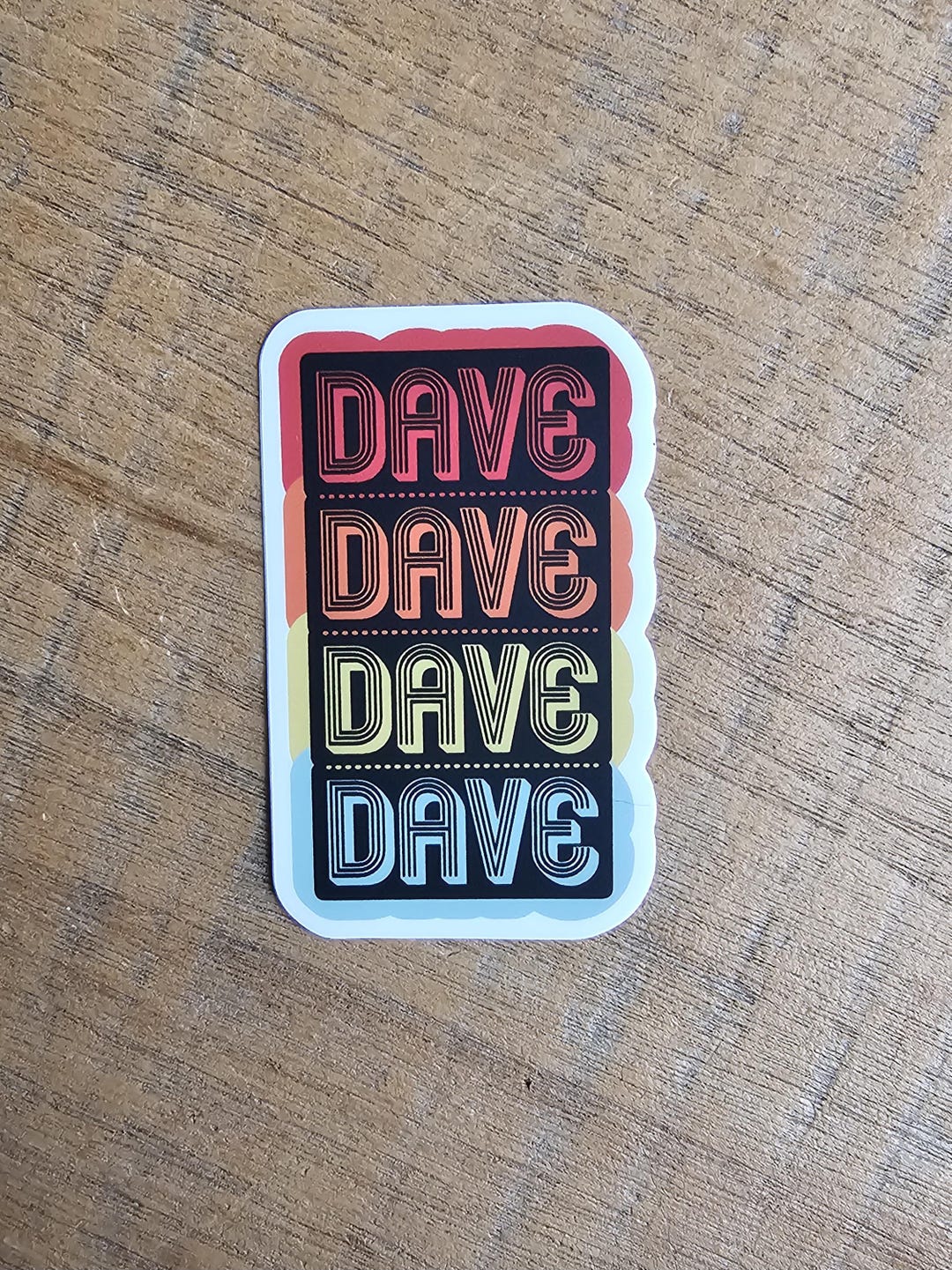 DAVE RRHOF Inspired Waterproof Vinyl Sticker. Dave Matthews Band ...