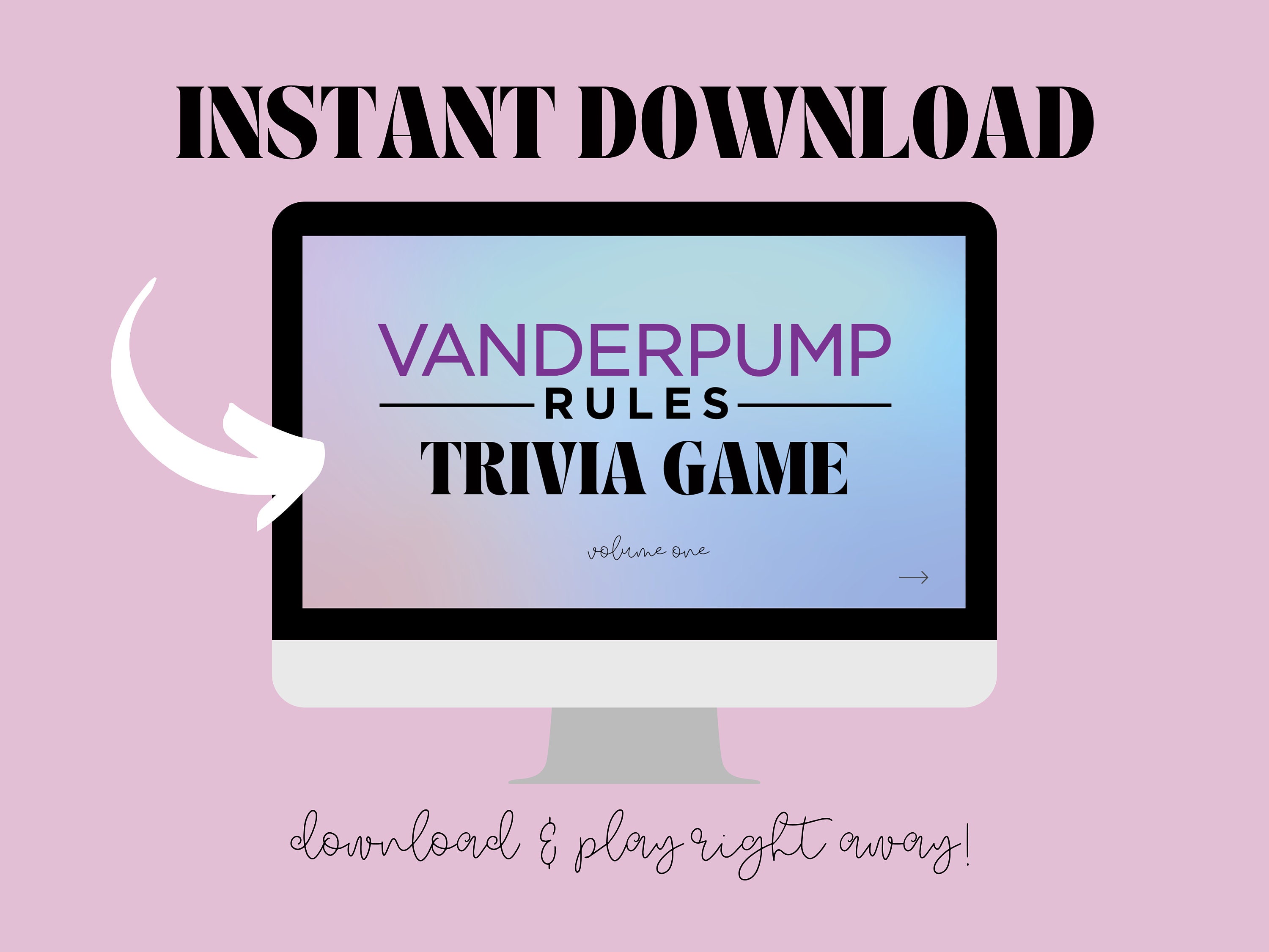 Vanderpump Rules Trivia Game VPR Finale Night Game for Watch Etsy Canada