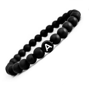 Pulsera de pareja con letra / pulsera con letra / pulsera de amistad carta / pulsera de letras personalizada / pulsera inicial