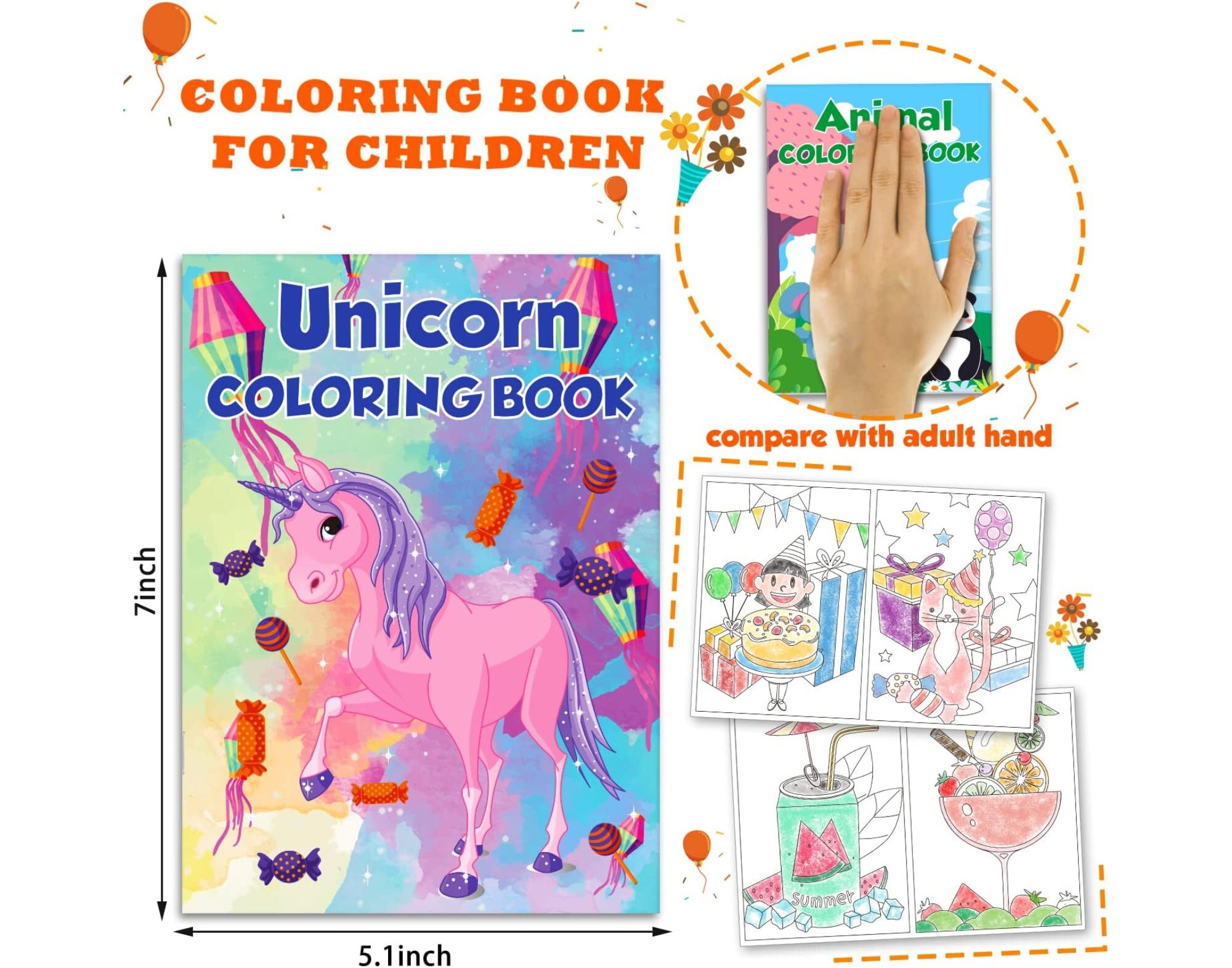 24pack Small Coloring Books for Kids Ages 4-8 8-12 Bulk - Etsy