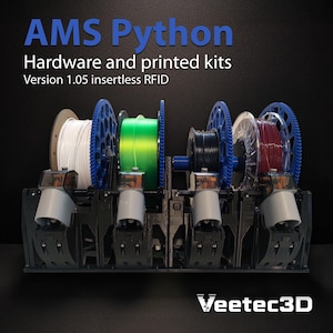 AMS Python Hardware and Printed Kits - Use Most Spools With Your AMS ...