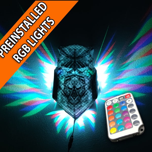 Night Owl Wall RGB-lamp met controller