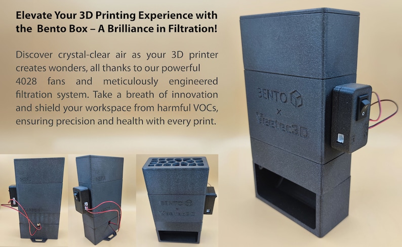 BentoBox Filtration System: Cleaner & Healthier 3D Printing Solution image 2