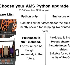 AMS Python HARDWARE Kit Use Most Spools With Your AMS - Etsy