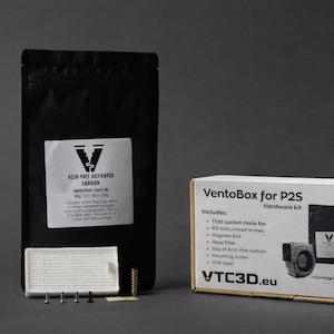ventoBox Luftfiltersystem für Bambu Lab P2S No printed parts