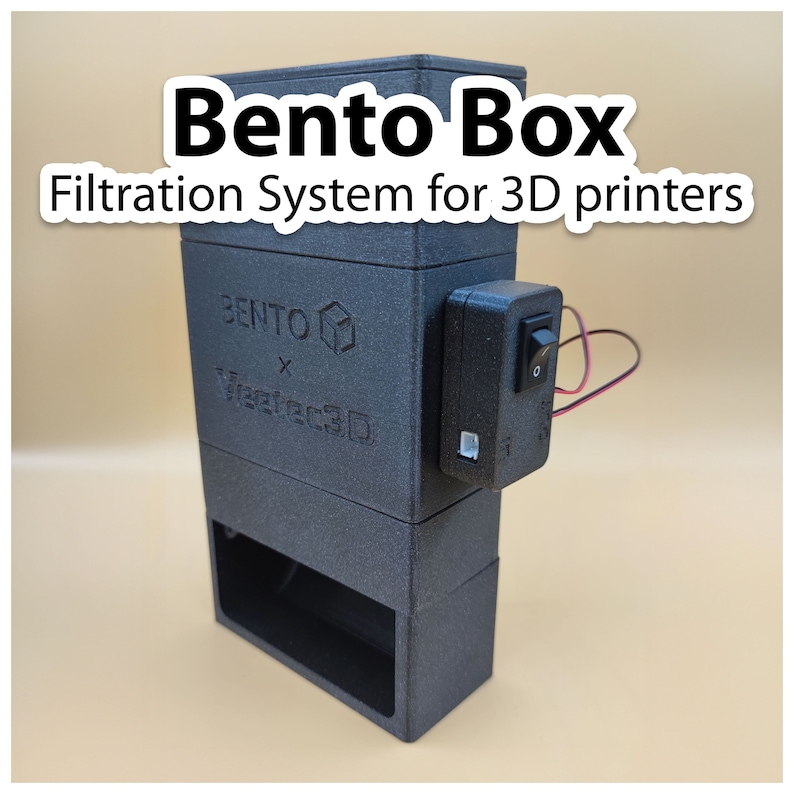 BentoBox Filtration System: Cleaner & Healthier 3D Printing Solution image 1