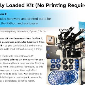 AMS Python Hardware and Printed Kits - Use Most Spools With Your AMS ...