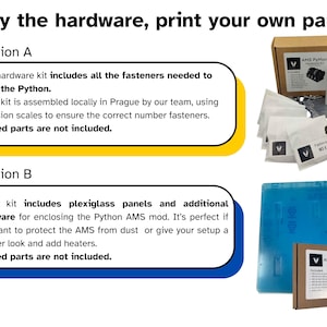 AMS Python Hardware and Printed Kits - Use Most Spools With Your AMS ...