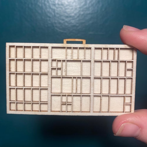 Dollhouse Miniature Printer Tray Etsy