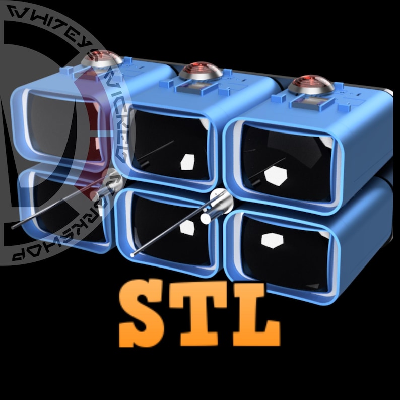 Kit de cámara de seguridad del bloque de detención de la Estrella de la Muerte, archivo de impresión 3D STL imagen 1