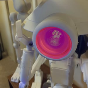 Pit Droid Light - Red Version Honeycomb Alarm Pilot Light Prop NO ARDUINO NEEDED