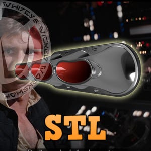 Millennium Falcon Tech Station 3 Slot Exhaust Greeblie Prop (3 Versions) STL