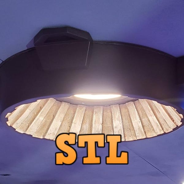 Galaxys Edge Droid Depot Light Cover prop STL