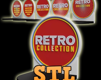 Star Wars Retro Collection Action Figure Display Stand STL