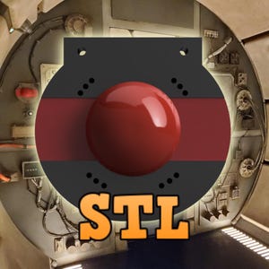 Millennium Falcon Emergency Red Button Prop STL Inspired by Star Wars - 3D Print