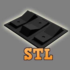 Rocker Switch Prop - ON Position - Outer Rim STL File