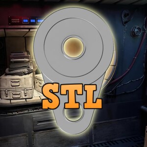 Millennium Falcon Pipe Connector Greeblie Prop STL Inspired by Star Wars