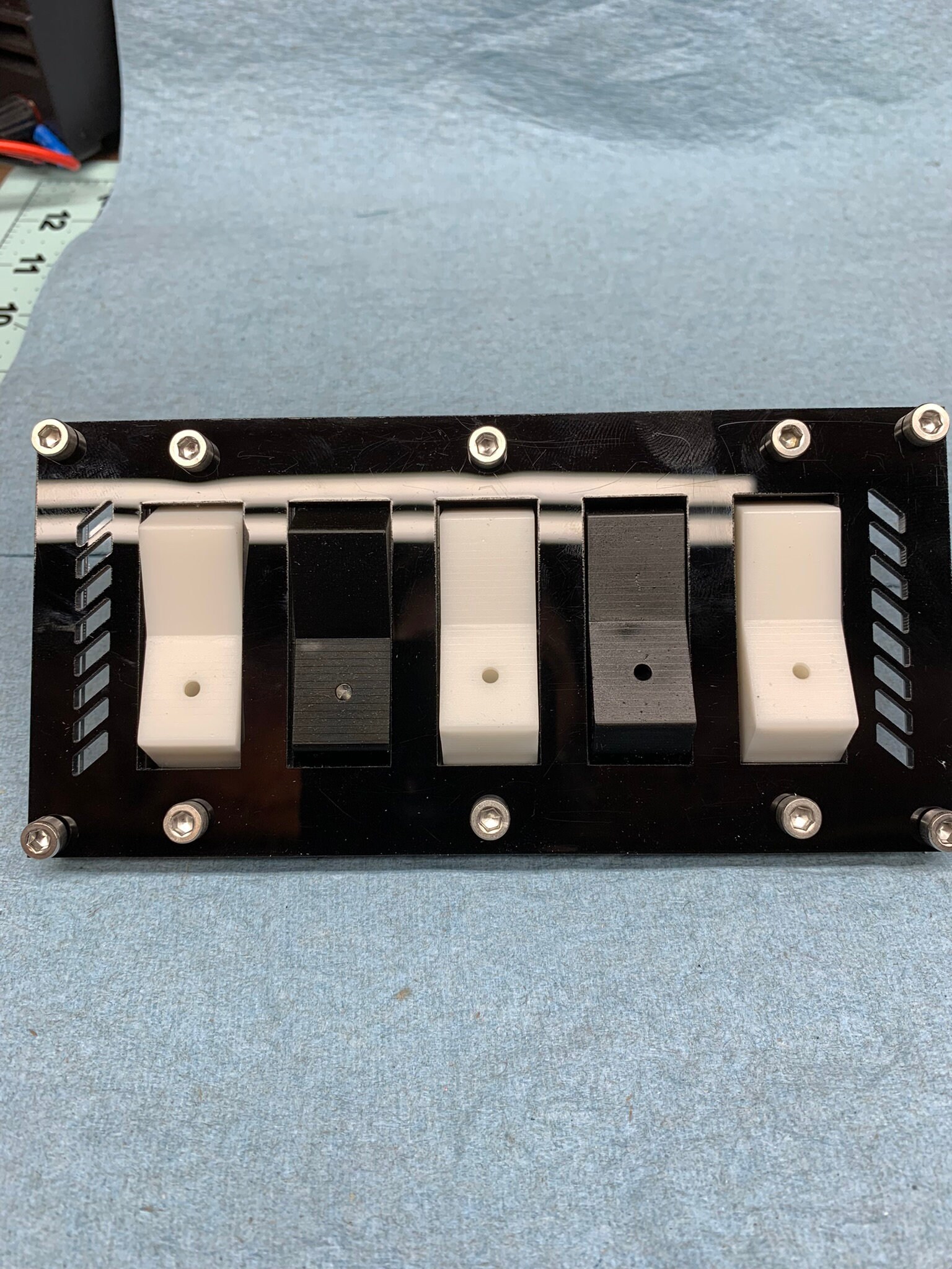 Wicked Looking Riding Switch Wicked Rocker Switch Template Covers Your Choice of 2,3,4,5, and 6 Slot ...
