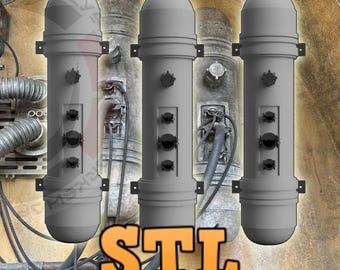 Galaxy's Edge Evaporator Tank STL Prop Inspired by Star Wars