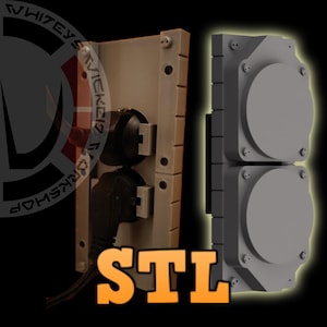 Star Wars europeiskt eluttag Duplexskydd Prop STL - 3D-utskriftsfil