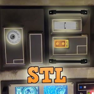 Cargo Bay Greeblie Pack STL Props Inspired by Star Wars