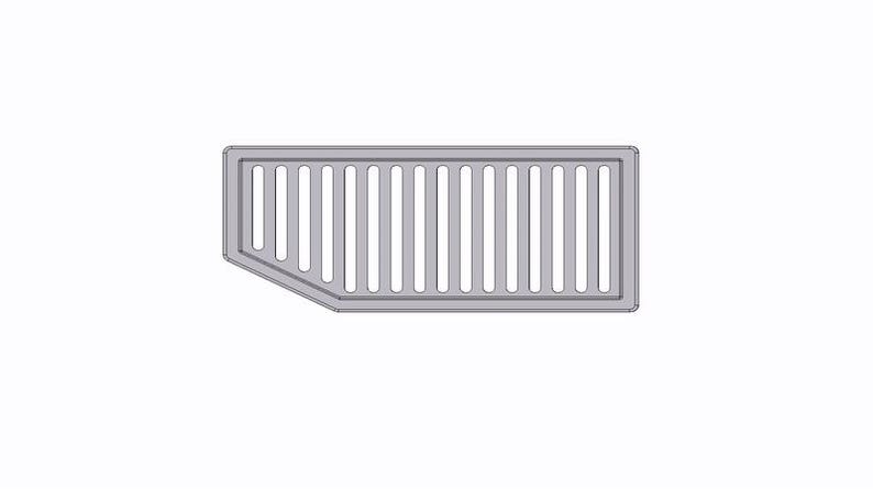 Galaxys Edge Window Grate Prop 3D STL Print File Inspired by Star Wars ...
