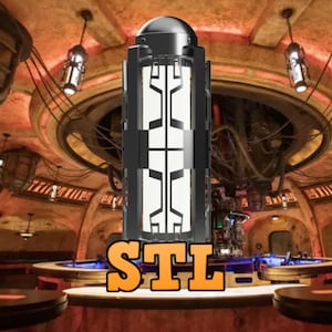 Oga&#39;s Cantina Light Galaxy&#39;s Edge Inspired STL Prop