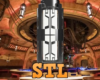 Oga's Cantina Light Galaxy's Edge Inspired STL Prop